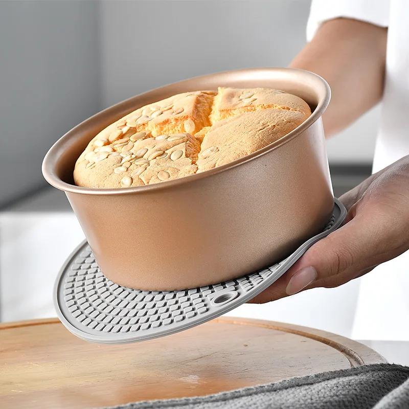 2 Stück Silikonmatte Rutschfeste Getränkeuntersetzer Hitzebeständiger Topfuntersetzer Rund Aufhängbar Geschirr Verdicken Schalen Kaffeetasse Platzsets