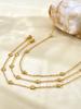 Instagram-Inspired Fashion: Elegant And Refined Stainless Steel 18K Gold-Plated Small Flower Bracelet For Women