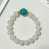 Women Beaded Bracelet 10mm Round Beads Stretch Bracelets Handmade Natural Stone Bangle DIY Jewelry Gifts