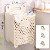 Foldable, Hollow, Breathable, Wall-mountable, No-drill Household Laundry Basket