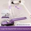360° Rotating Multi-Functional Brush: Ideal for Toilets, Floors, and Bathrooms with a Long Handle.