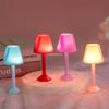 1:12 Dollhouse Miniature LED Night Light Floor Lamp Mini Desk Lamp Home Lighting Model Decor Toy Doll House Accessories Decor