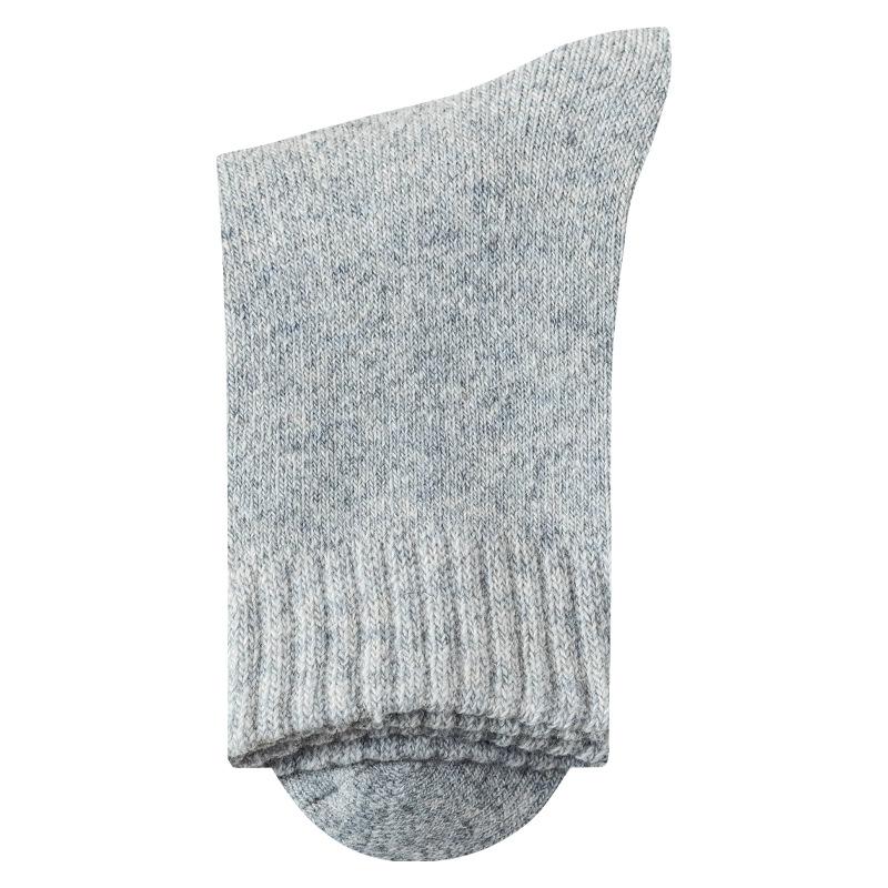 Men's Autumn and Winter Fleece and Thickened Mid-calf Socks for Warmth, Super Thick Wool Socks for Men's Winter Long Calf Socks