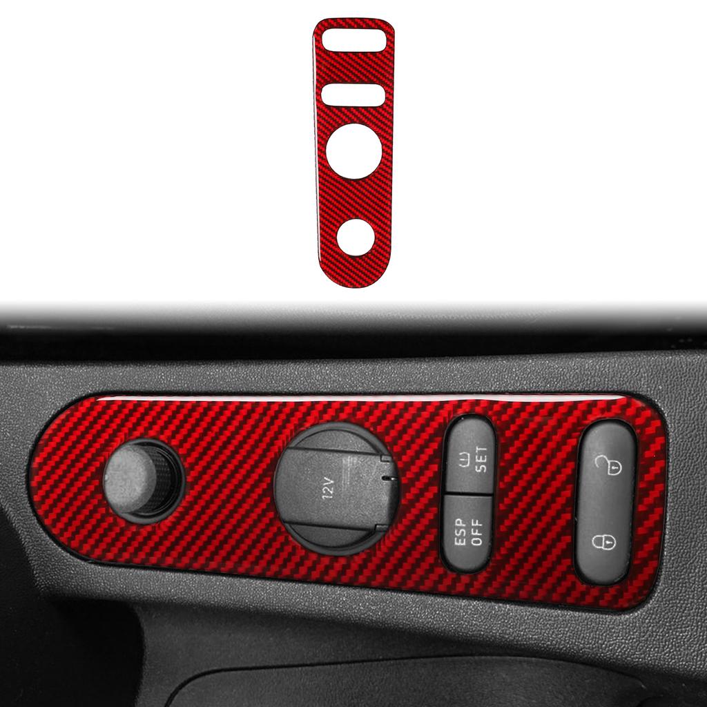 vrdpn5 Car Door Lock Gear Trim Carbon Fiber Sticker For Seat Leon Altea 2005 2006 2007 2008-2010 2011 2012 For Toledo 2005-2009 LHD RHD