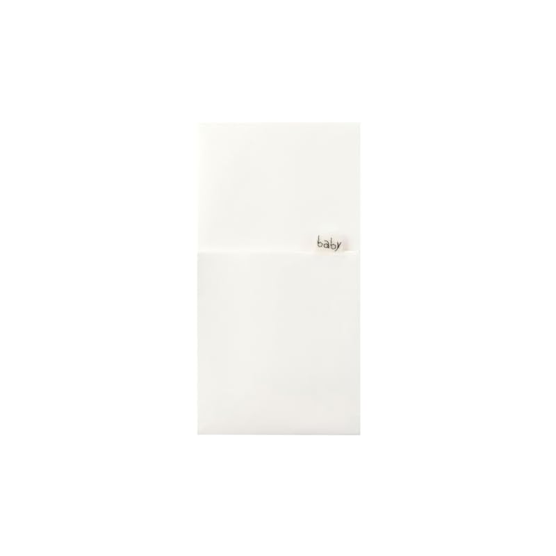 Midori PC Envelope 086, Congratulations On the Birth, White, 25086006