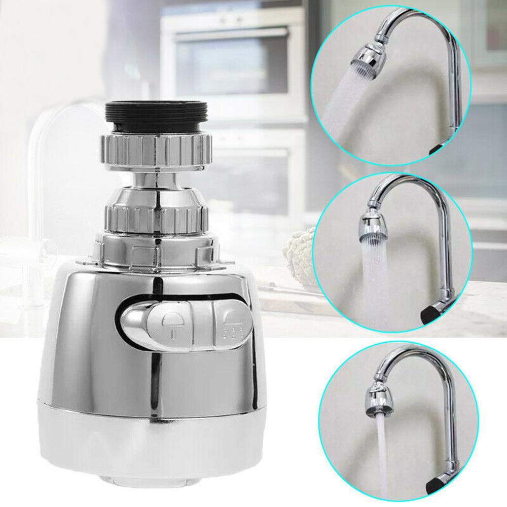 Sink Filter Water Saving Kitchen Faucet Extender Faucet Nozzle Swivel Tap 360 Degree Aerator
