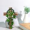 Halloween Vine Cross Mold Decor Wall Home Decoration Green Rattan Vine Cross Mold Silicone Molds DIY Handmade Mould
