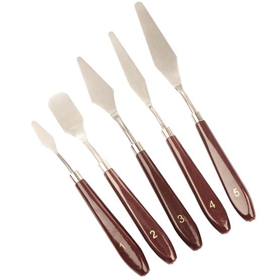 Stainless Steel Mixing Spatula Paving Rolling Smoothing Flexible Blade Artistic Tool Kit