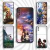 A-Attack On T-Titan Mikasa Phone Case For Samsung S 25,24,23,22,30,21,10,9,Ultra,Plus,Lite,FE,4,5 G Black Soft Case