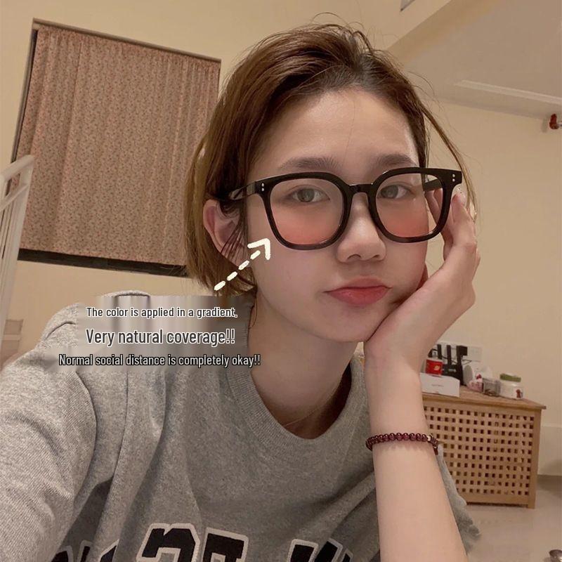 Dámské sluneční brýle s velkým rámem ve stylu korejských influencerů