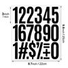 3-inch Letter Sticker DIY English Decorative Mailbox Car Pull Flag Waterproof Creative Digital Letter Sticker