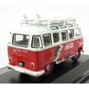 Oxford 1/76 Scale Volkswagen Bus Miniature Car, OXFORD 1962 Bus T1 Diecast Car, Derivan Surfboard Included, Coca-Cola