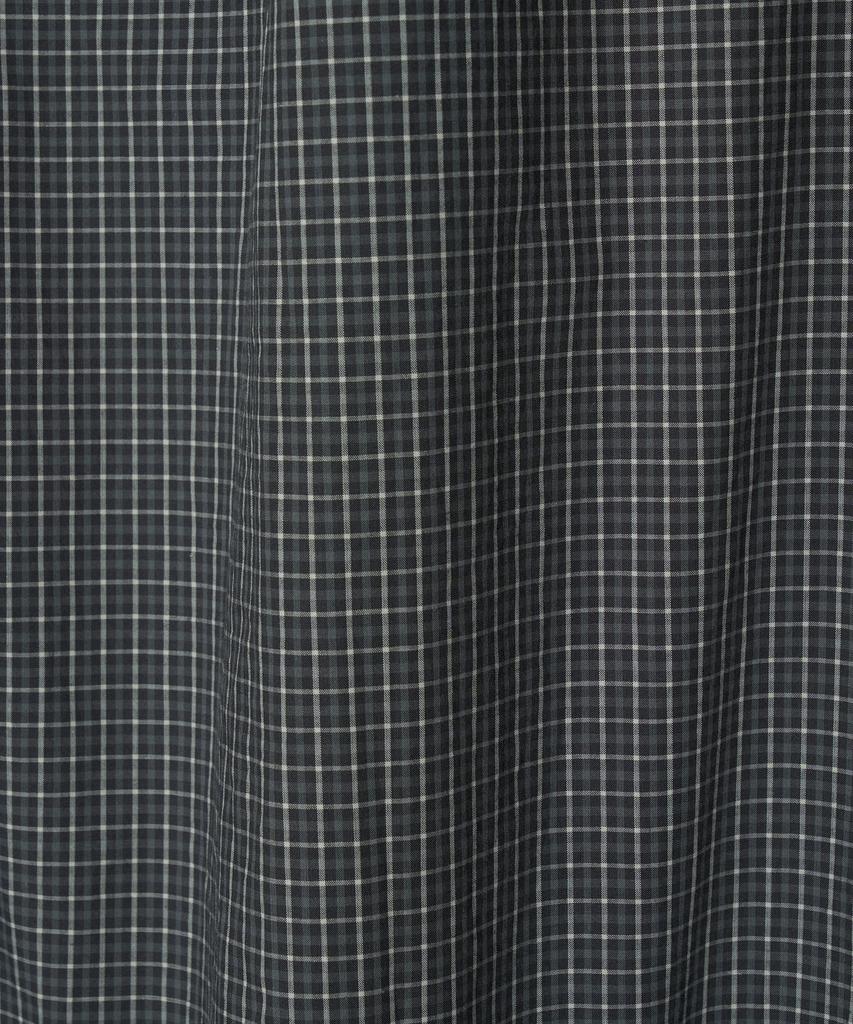 NODE LABS Dev:10 Layered Sleeve Check Shirt_Gray