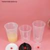 Meiliya 90mm Disposable Thickened Clear Plastic Cups
