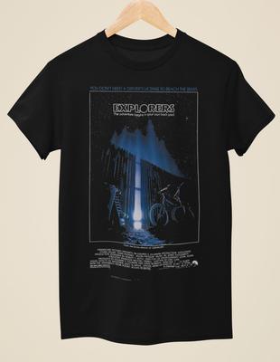 Explorers - Movie Poster Inspired Unisex Black T-Shirt Unisex T-Shirt