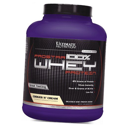 

Сироватковий протеїн, ProStar Whey, Ultimate Nutrition (29090004) Cookie crem
