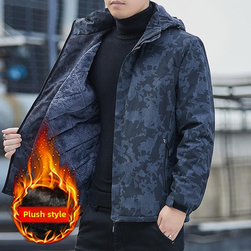 Jacket Men's Spring and Autumn New Removable Hooded Windproof Jacket Outdoor Fashion Mountaineering Jacket Tide