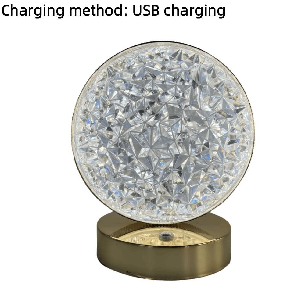 Crystal Texture Bedside Lamp Soft Gentle Light Atmosphere Night Light Home Decoration