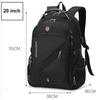 New Waterproof Man Backpack Fit 17Inch Laptop Usb Charging Backpack Women Oxford Travel Male Bag Vintage School Bag Mochila