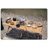 Aluminum Alloy Bracket Barbecue Tripod Stand Detachable Outdoor Griddle Grill