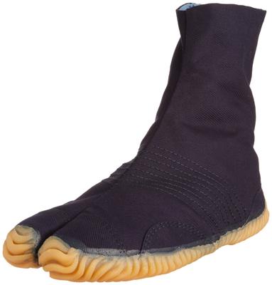 Japanese Tabi Shoes Matsuri Jog Navy 6 Clips (26cm