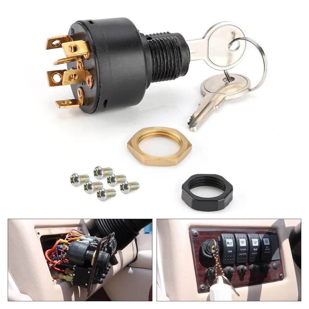 Ignition System Replacement Boat Motor Motorcycle Lock Motorcycle Lock ABS Material Eliminate Potential Shorts