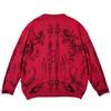 Unisex svetr Rose Eye Scorpion s roztrhaným pulovrem
