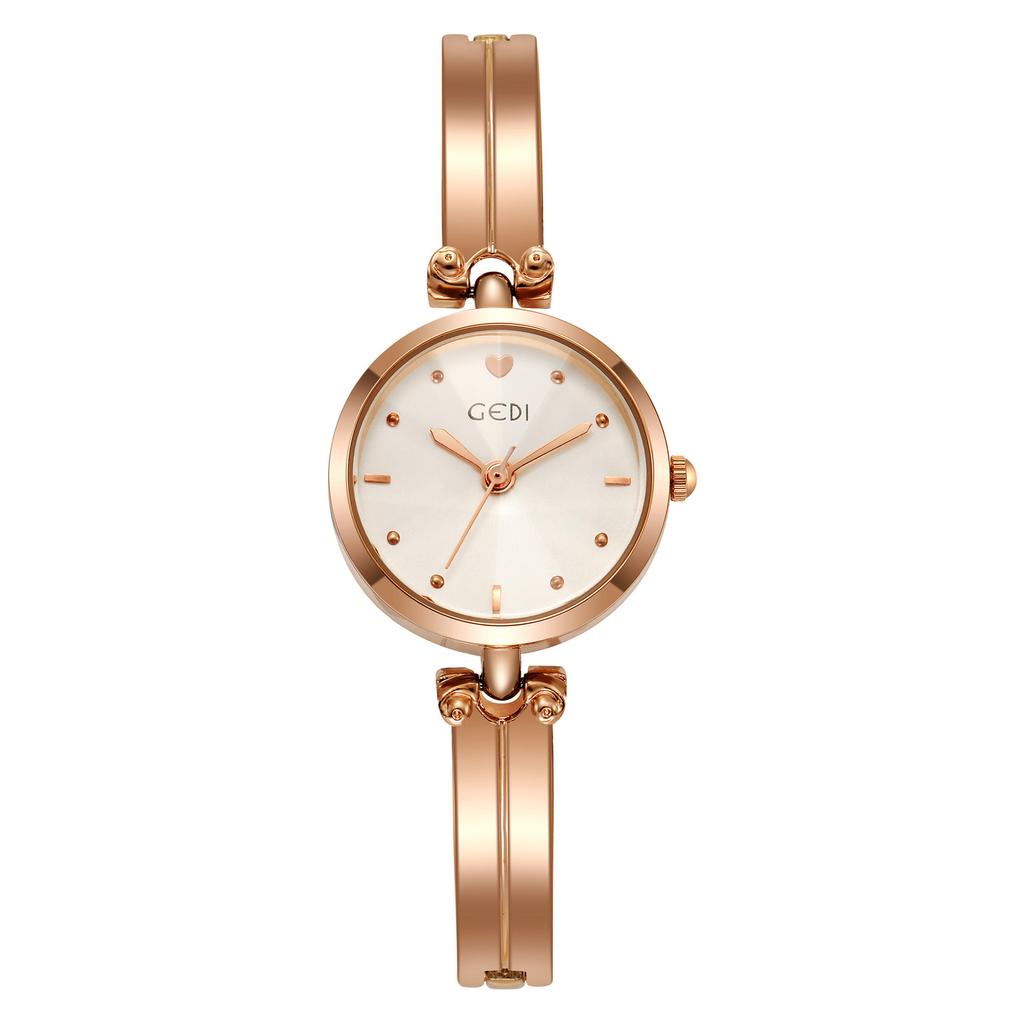 Niche Alloy Bracelet Watch, Exquisite Disc Student Quartz Watch, Versatile Waterproof Women'S Watch