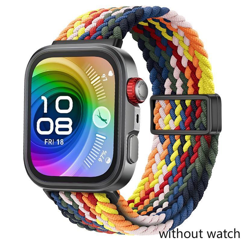 Nylon Magnetic Strap for Huawei Watch Fit 4/3 Braided Breathable for Huawei Watch Fit 4 Pro Sport Bracelet Watchband Accessories