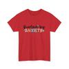 Lustiges Angst-T-Shirt - Humor über psychische Gesundheit - Überdenken, Introvertiert, Stress