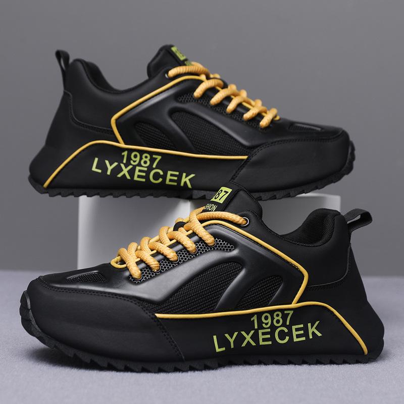 

Чоловіче взуття весна 2025 нове повсякденне бігове спортивне взуття чоловіче літнє дихаюче маленьке біле татусеве модне взуття 40