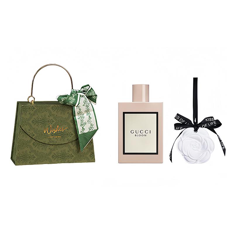 Gucci Huayue Women s Perfume Floral Tuberose Jasmine Floral Leisure EDP // Cosmetics Huayue Women s Intense Fragrance 50ml + Aromatherapy Pendant