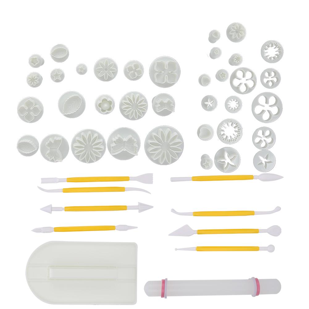 

46 шт. набор инструментов для гончарного дела, набор форм для печати, прочные пластиковые формы для самостоятельного изготовления, четкие линии, поделки для добрых дел