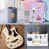 60-Sheet Waterproof Floral Sticker Pack for Journals, Guitars, and Notebooks