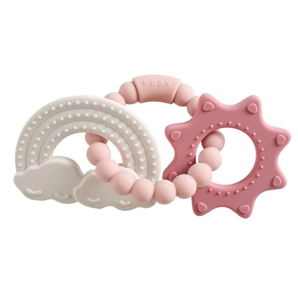 Baby Silicone Bracelet Teether Toys BPA Free Silicone Celestial Nursing Teething Toys Food Grade Silicone Newborn Toys Gift