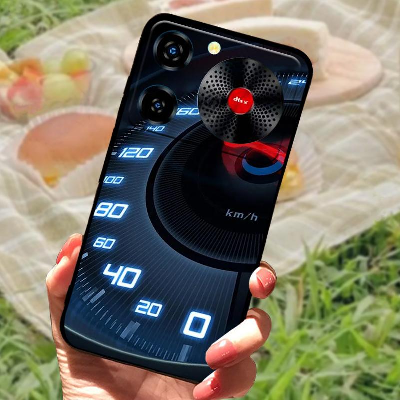 Per ZTE Nubia Custodia Musica Antiurto TPU Silicone Nero Paraurti Cover Per ZTE Nubia Custodie Telefono Musica Carina Cover Posteriore Fundas Capa