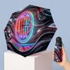 AC Milan Pattern Printed Mini 5 Folds 8 Ribs Compact Umbrella Windproof Waterproof Lightweight Portable Folding