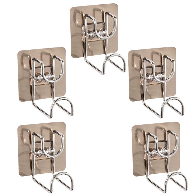 1/2/3/5 Stück Edelstahl Waschbeckenhaken Multifunktional Lochfrei Küche Badezimmer Regal Waschbecken Aufbewahrungsregal Handtuchhalter