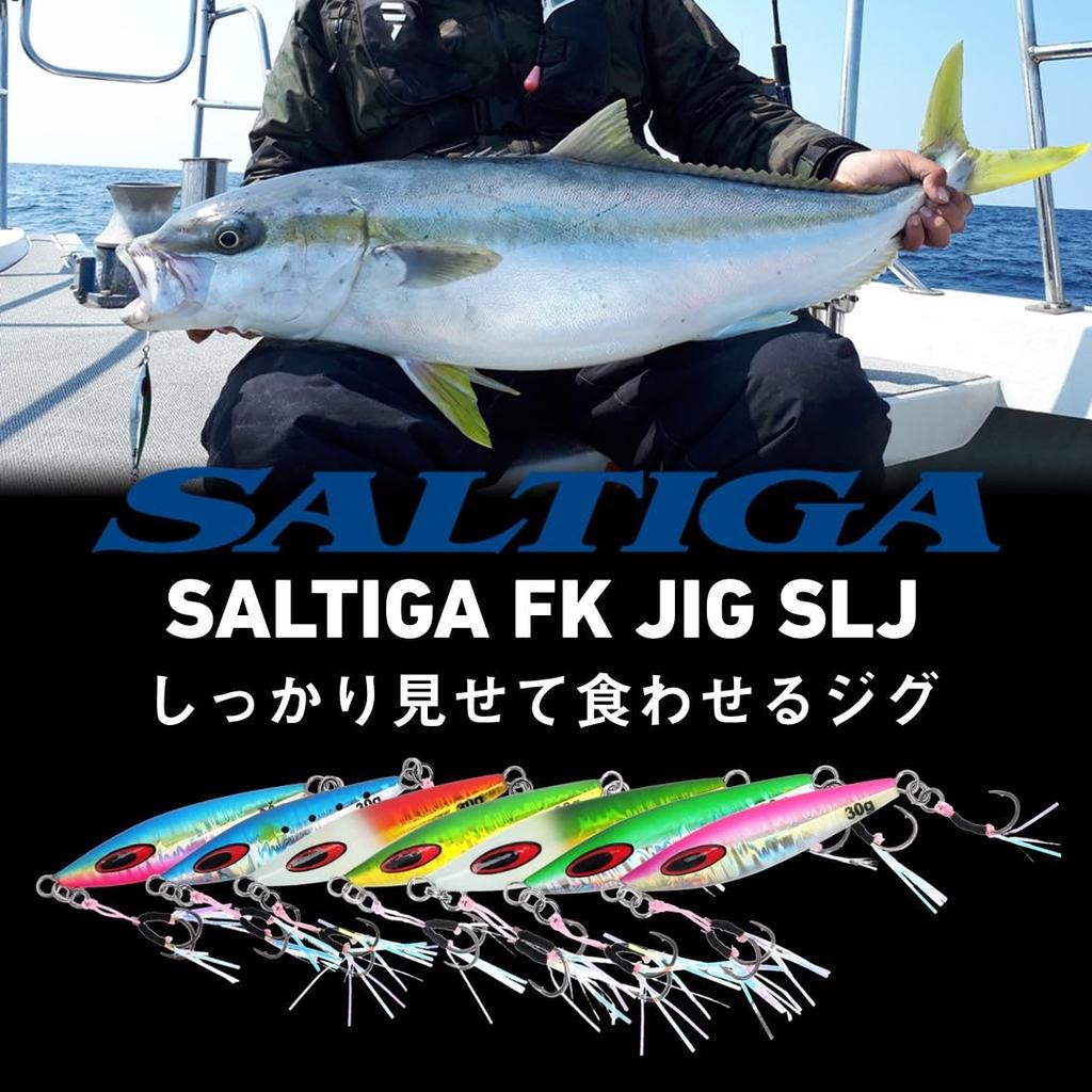 Daiwa Saltiga FK Jig SLJ 60g Reel MG Green Case,