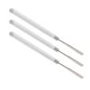 3pcs Makeup  Spatula Color Blending Stainless Steel Transparent Handle Nail Gel Spatula St