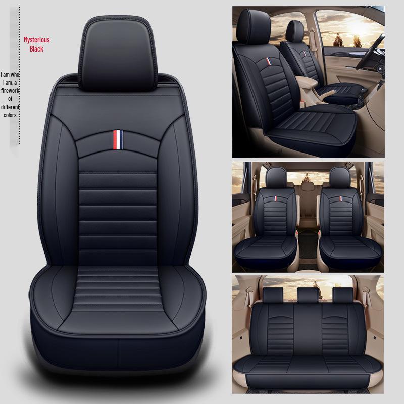 Four-Season Full-Coverage Seat Cushion for Seven-Seat Vehicles: Compatible with Wuling Hongguang S, Baojun 730, Weiwang M50f