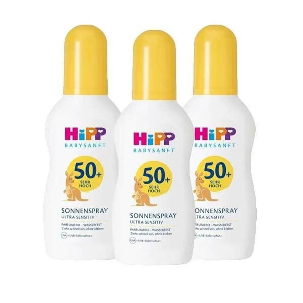 Hip Baby Soft Ultra Sensitive LSF50+ Sun Spray 150ml x 3