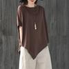 Set T-shirt Casual da Donna e Pantaloni Harlan in Misto Cotone, Vestibilità Larga, Pezzo Unico, Ensemble Estivo alla Moda per Taglie Forti