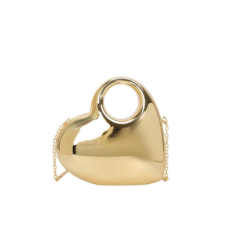 Fashion shoulder messenger bag women and girls versatile personality acrylic bag trend Korean version of dinner bag