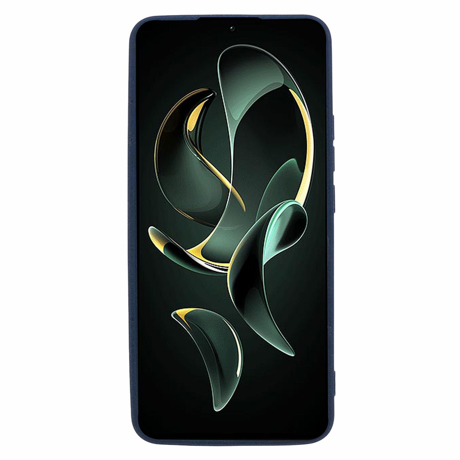 

For Xiaomi Redmi K60 Ultra/13T/13T Pro Case TPU Matte Phone Cover Navy Blue