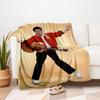 Elvis Presley Costume for Halloween Party Cosplay Dress UpBlanket Flannel Throw Blanket for Sofa, Bed, Travel, Camping, Office, Couch, Chair