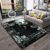 Tappeto Tappetino Decorativo per Casa Soggiorno Camera da Letto Divano Stanza dei Giochi Zerbino, Tappeto da Area Tappetino Antiscivolo, Gioco Film Horror 3D Silent Hill