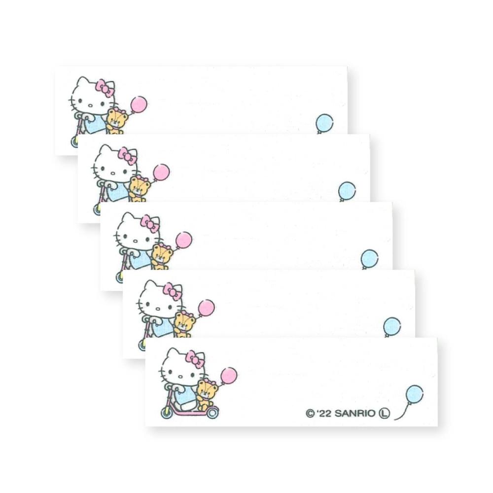 

KIYOHARA Sanrio Термонаклейка с именем SS Kitty 5 шт. Ш60 мм x В19 мм RIO-3112