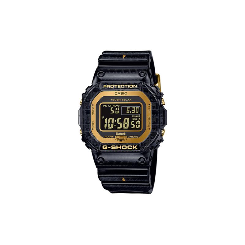 

Casio all-metal series-square dial digital display 200 meters waterproof quartz movement resin strap Japanese and Korean watch men s GW-B5600SGM-1JR чёрный