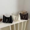 Borsa a tracolla sotto il braccio a catena rombica stile Xiaoxiangfeng da donna, nuova, versatile per la primavera e l'estate, borsa a spalla alla moda per pendolari